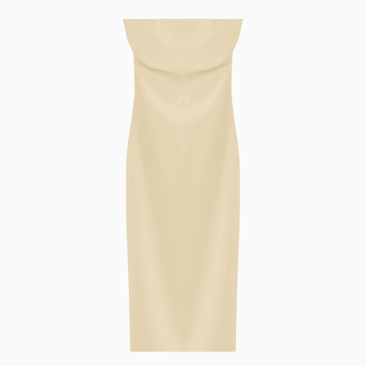 Vestido Largo Alineado Cattariná.