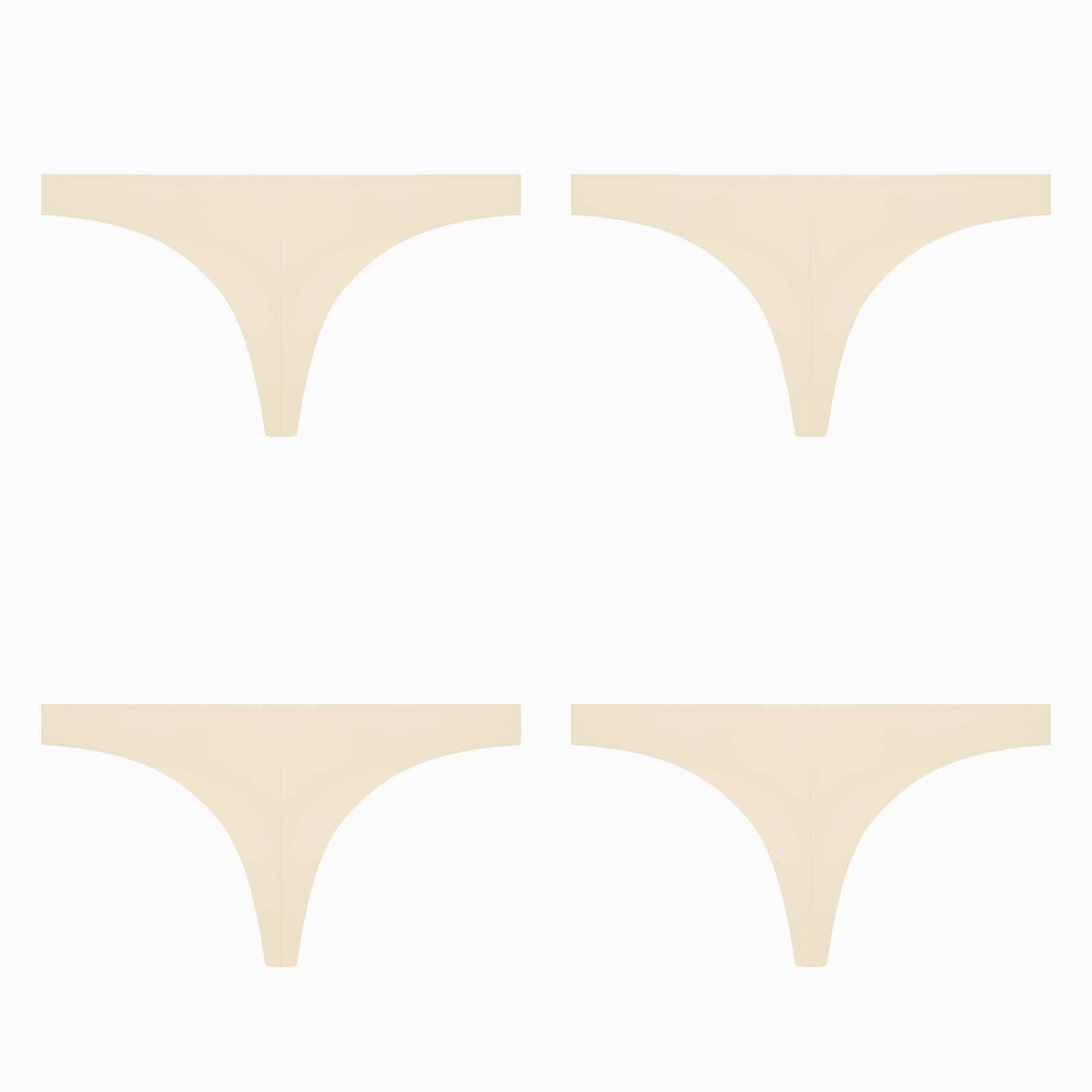 Bragas de Tanga Sin Costuras.