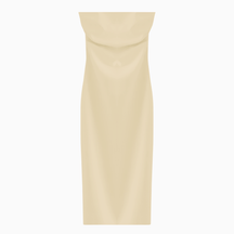 Vestido Largo Alineado Cattariná.