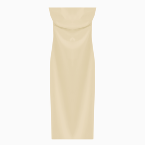 Vestido Largo Alineado Cattariná.