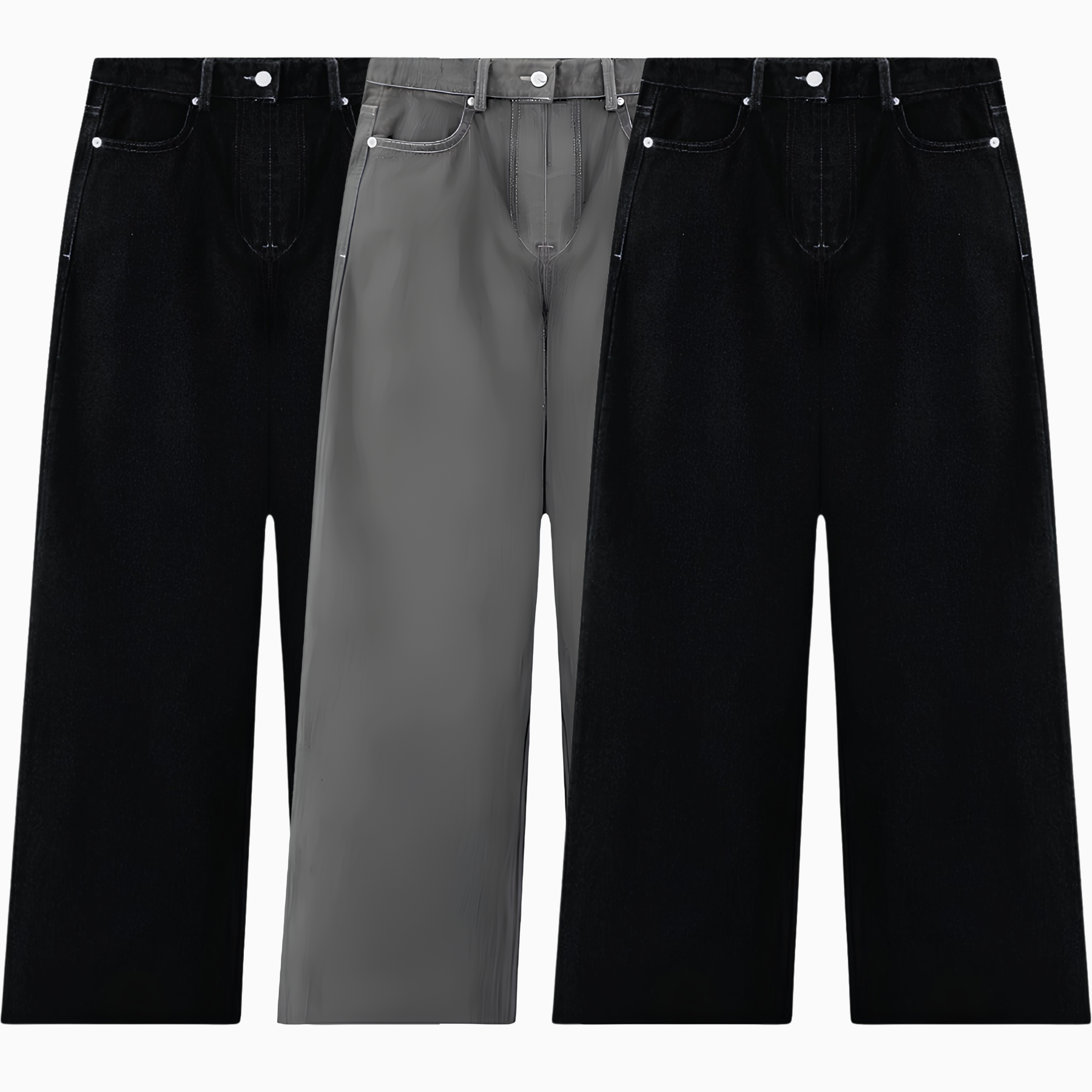 Pantalones de Jean Súper Flexibles, Dobles Capas - Compra 01 Lleva 03.