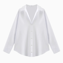 Long Sleeve Plain Dress Shirt.