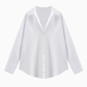 Long Sleeve Plain Dress Shirt.