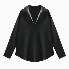 Smooth Dress Shirt with Pocket.