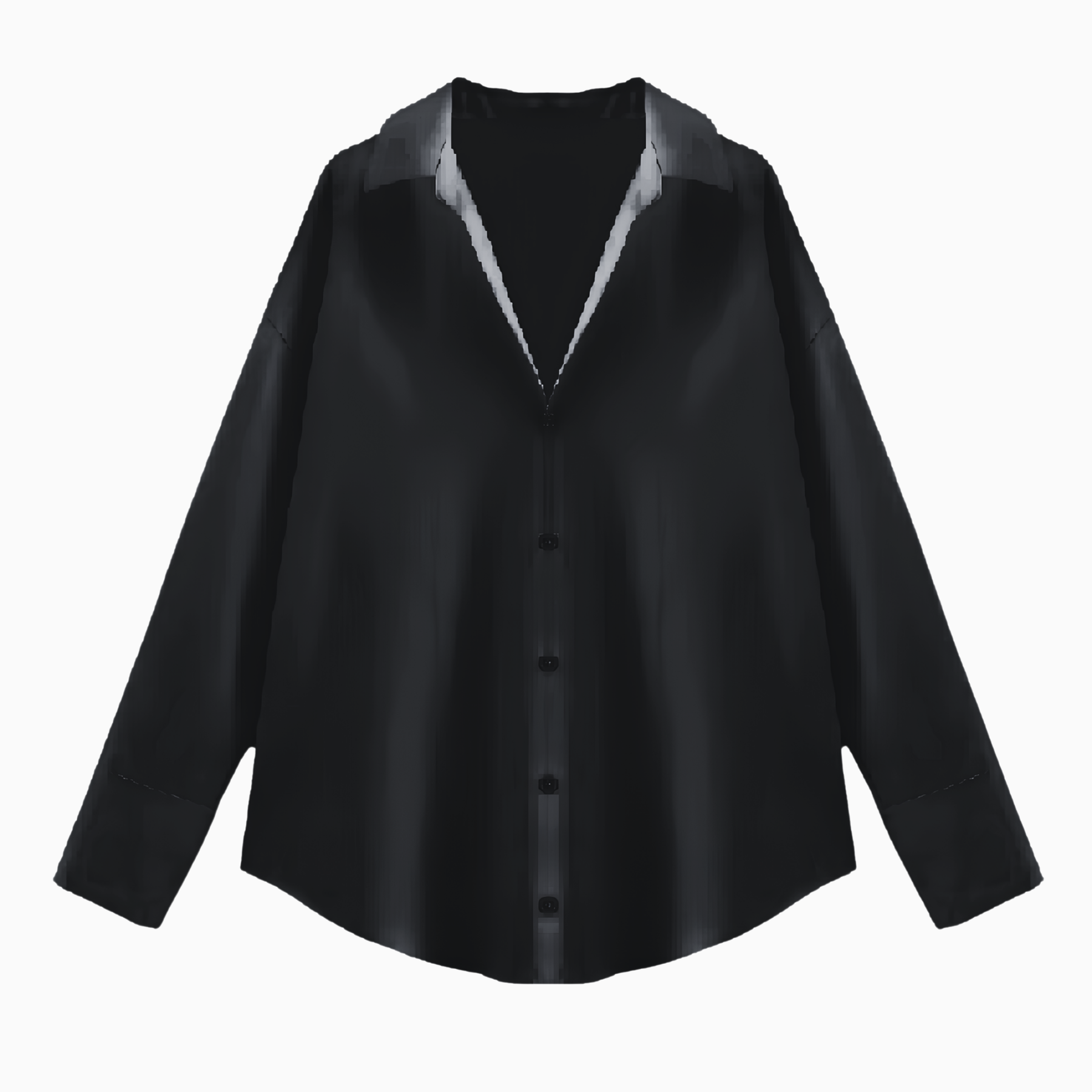 Long Sleeve Plain Dress Shirt.