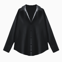 Long Sleeve Plain Dress Shirt.