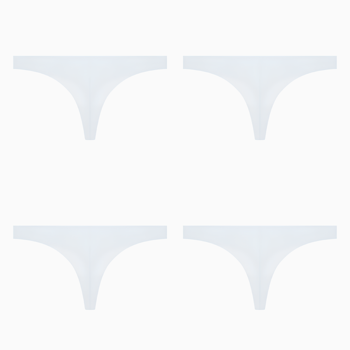 Bragas de Tanga Sin Costuras.