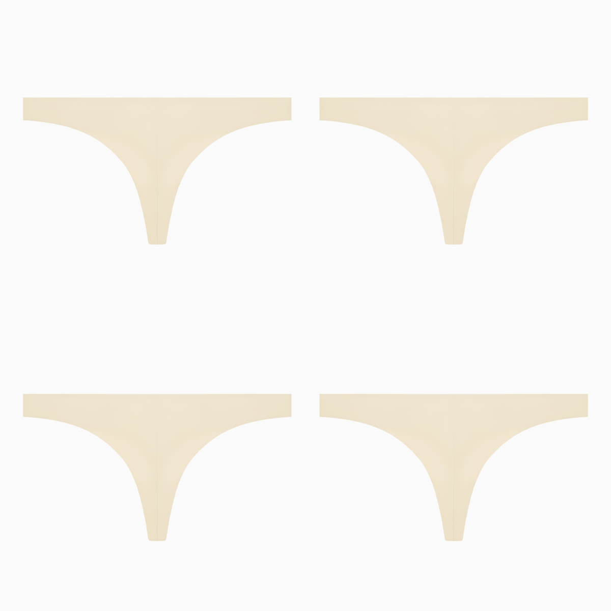 Bragas de Tanga Sin Costuras.